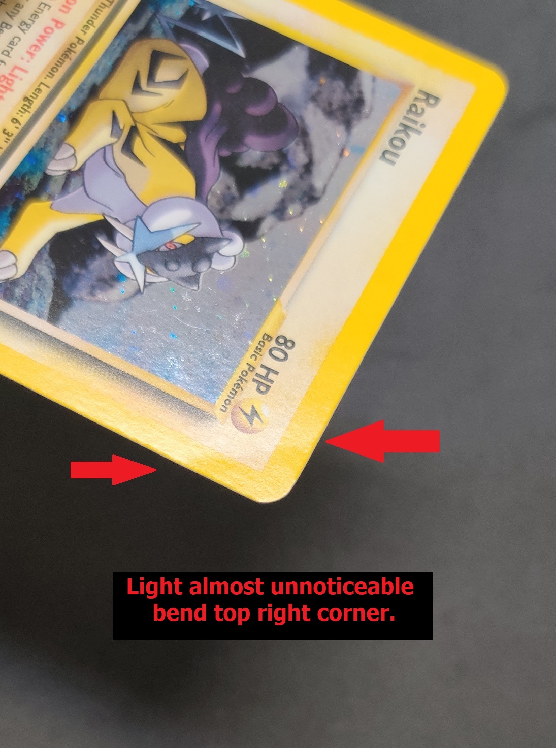 Raikou - 13/64 - Holo Rare - 1st Edition